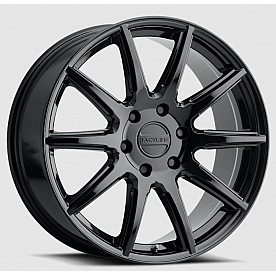 RaceLine Wheel 22 Diameter 35 Offset Aluminum Black Single