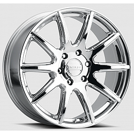 RaceLine Wheel 20 Diameter 35 Offset Aluminum Silver Single