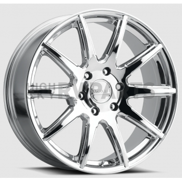RaceLine Wheel 20 Diameter 35 Offset Aluminum Silver Single