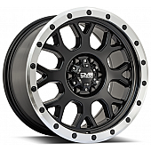 DV8 Offroad Wheels 887 Sim Beadlock 17 x 9 Matte Black - 887B-7906920
