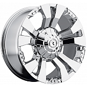 RaceLine Wheel 20 Diameter 20 Offset Aluminum Silver Single