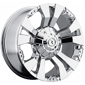 RaceLine Wheel 20 Diameter 20 Offset Aluminum Silver Single