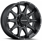 RaceLine Wheel 17 Diameter 0 Offset Aluminum Black Single