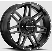 RaceLine Wheel 17 Diameter 0 Offset Aluminum Black Single