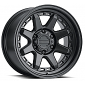 RaceLine Wheel 18 Diameter 18 Offset Aluminum Black Single