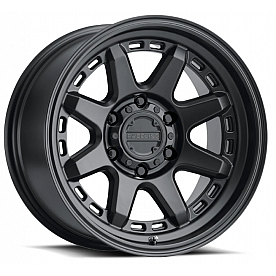 RaceLine Wheel 17 Diameter 18 Offset Aluminum Black Single