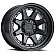RaceLine Wheel 17 Diameter 18 Offset Aluminum Black Single