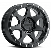 RaceLine Wheel 17 Diameter 0 Offset Aluminum Black Single