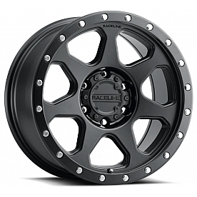 RaceLine Wheel 17 Diameter 0 Offset Aluminum Black Single
