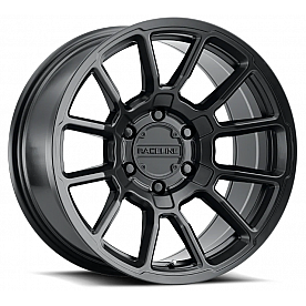 RaceLine Wheel 17 Diameter 0 Offset Aluminum Black Single