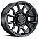 RaceLine Wheel 17 Diameter 18 Offset Aluminum Black Single