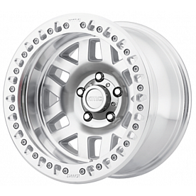 KMC Wheel 17 Inch Diameter - 38 Offset Aluminum Natural Single - KM22979063538N