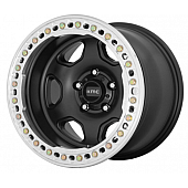 KMC Wheel 17 Inch Diameter - 38 Offset Aluminum Black Single - KM23379050738N