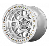 KMC Wheel 17 Inch Diameter - 38 Offset Aluminum Natural Single - KM23579050538N