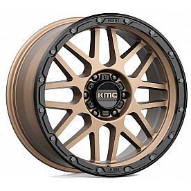 KMC Wheel 20 Diameter 18 Offset Aluminum Bronze Single - KM53529068618