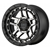 KMC Wheel 18 Diameter 18 Offset Aluminum Black Single - KM54088563518