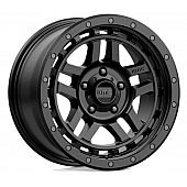 KMC Wheel 18 Diameter 18 Offset Aluminum Black Single