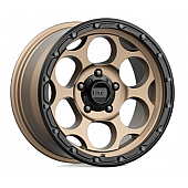 KMC Wheel 20 Diameter 0 Offset Aluminum Bronze With Black Lip Single