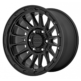 KMC Wheel 18 Diameter 0 Offset Aluminum Black Single - KM54289063700