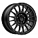 KMC Wheel 18 Diameter 18 Offset Aluminum Black Single