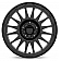 KMC Wheel 18 Diameter 0 Offset Aluminum Black Single