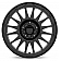 KMC Wheel 18 Diameter 18 Offset Aluminum Black Single