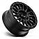 KMC Wheel 18 Diameter 18 Offset Aluminum Black Single