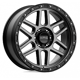 KMC Wheel 20 Diameter 18 Offset Aluminum Black Single - KM54429068418