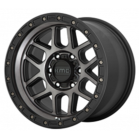 KMC Wheels Mesa 17 x 9 Satin Black with Gray Tint - KM54479050412N