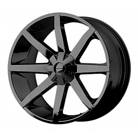 KMC Wheel KM651 Slide - 22 x 9.5 Black - KM65122966338