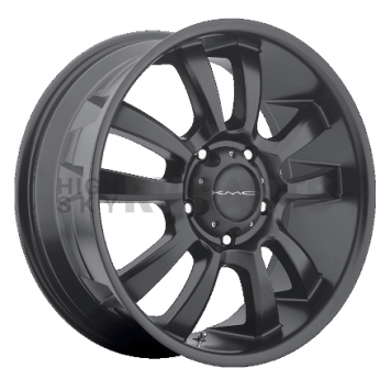 KMC Wheel 24 Diameter 30 Offset Aluminum Black Single - KM67324962730