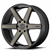 KMC Wheel 24 Diameter 30 Offset Aluminum Black Single - KM70424968930