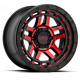 KMC Wheel 18 Diameter 18 Offset Aluminum Black Single - KM54088568918
