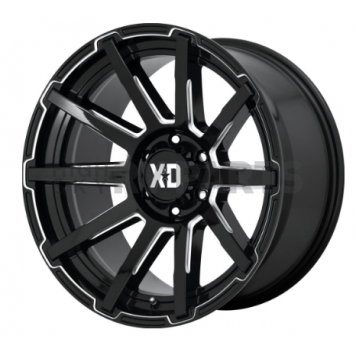 KMC Wheel XD847 Outbreaks 18 x 9 Black With Natural Accents - XD84789068300