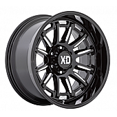 KMC Wheel XD865 Phoenix - 20 x 9 Black With Natural Accents - XD86529068300