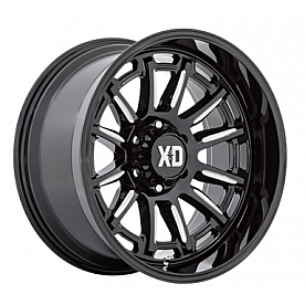 KMC Wheel XD865 Phoenix - 20 x 9 Black With Natural Accents - XD86529068300