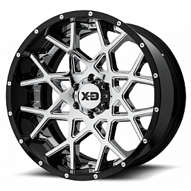 KMC Wheel 22 Diameter - 44 Offset Aluminum Single - XD203-22128744NCB