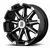 KMC Wheel Badlands XD779 - 20 x 9 Black With Natural Accents - XD77929087318