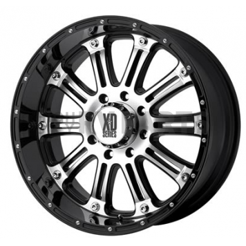 KMC Wheel Hoss XD795 - 20 x 9 Black With Natural Accents - XD79529068818