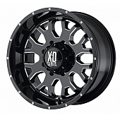 KMC Wheel Menace XD808 - 20 x 10 Black With Natural Accents - XD80821068324N