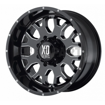 KMC Wheel 17 Inch Diameter 0 Offset Aluminum Black Single - XD80879063300