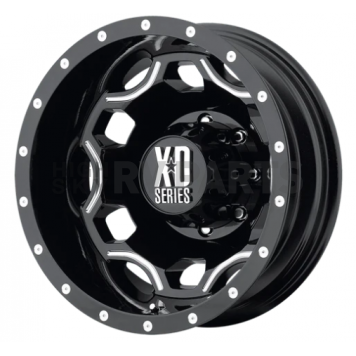 KMC Wheel 17 Inch Diameter 111 Offset Aluminum Black Single - XD81476089399