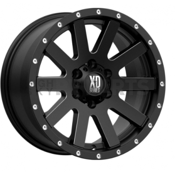 American Racing Wheels Heist 22 x 10 Satin Black With Milled Spokes - XD81822063912