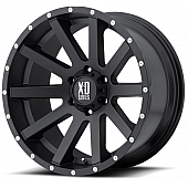KMC Wheel Heist XD818 - 20 x 9 Black With Natural Flange - XD81829058730
