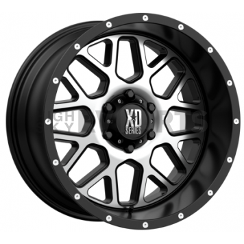 KMC Wheel 20 Diameter -24 Offset Aluminum Black Single - XD82021050524N