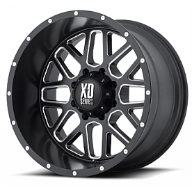 KMC Wheel 20 Diameter Aluminum Black - XD82029050900