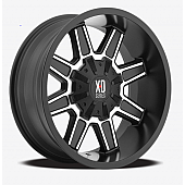 KMC Wheel XD823 Trap - 20 x 9 Black With Natural Face - XD82329035518