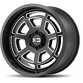 KMC Wheel XD824 Bones - 20 x 9 Black With Natural Face - XD82429068518