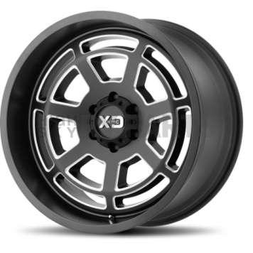 KMC Wheel XD824 Bones - 20 x 9 Black With Natural Face - XD82429068518