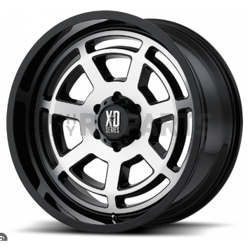KMC Wheel XD824 Bones - 20 x 9 Black With Natural Face - XD82429080518